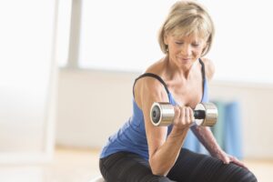 Menopause online self-timed workout